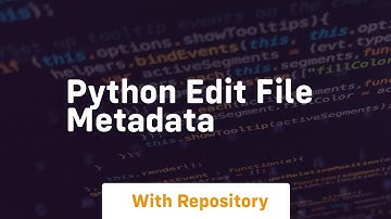 python edit file metadata