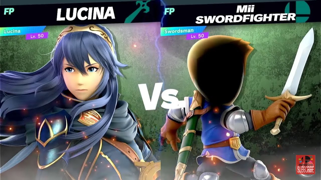 Super Smash Bros Ultimate Amiibo Fights Lucina vs the World #50 vs Swordfighter