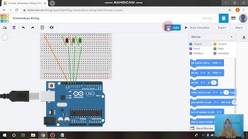 Tutorial membuat lampu lalu lintas menggunakan tinkercad