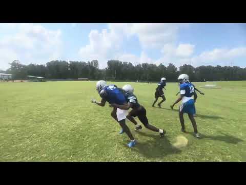 Burke County Middle School Football Battle Tuesday Practice 