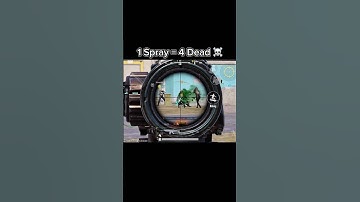 Fastest 1v4 Squad Wipe 😱 One Spray on Running Car | BGMI Insane Spray Control #ytshorts #pubg