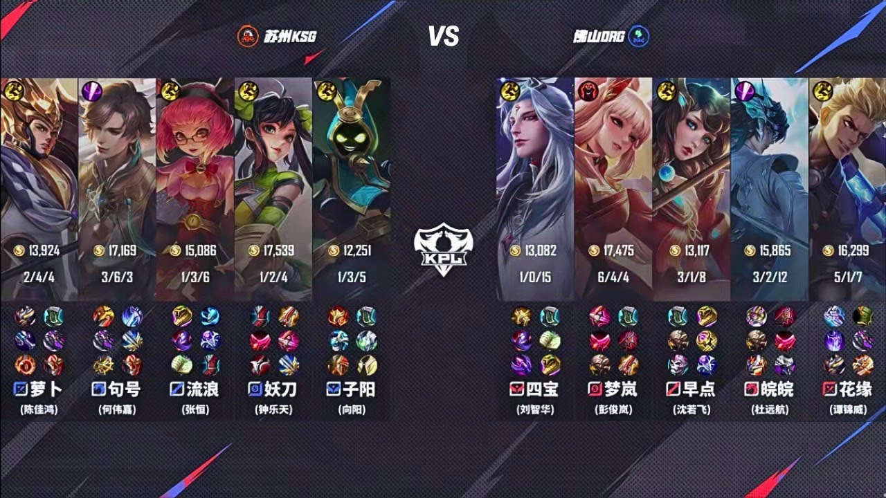 [STAGE 1] 佛山DRG vs 苏州KSG | Game 1 | KPL Summer 2025 - Week 3 | 