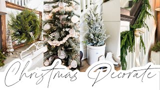 Christmas Decorate with Me 2021 | Cozy Farmhouse Christmas Decor Ideas