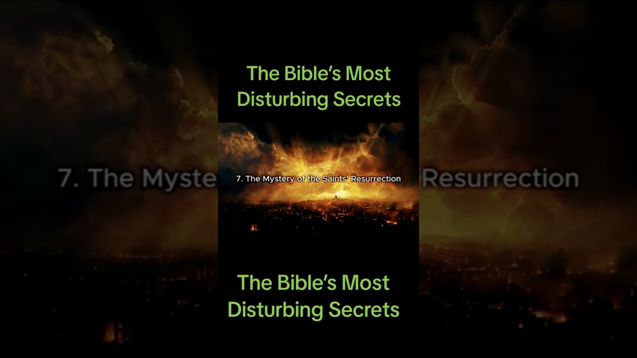THE  BIBLES MOST DISTURBING SECRETS 