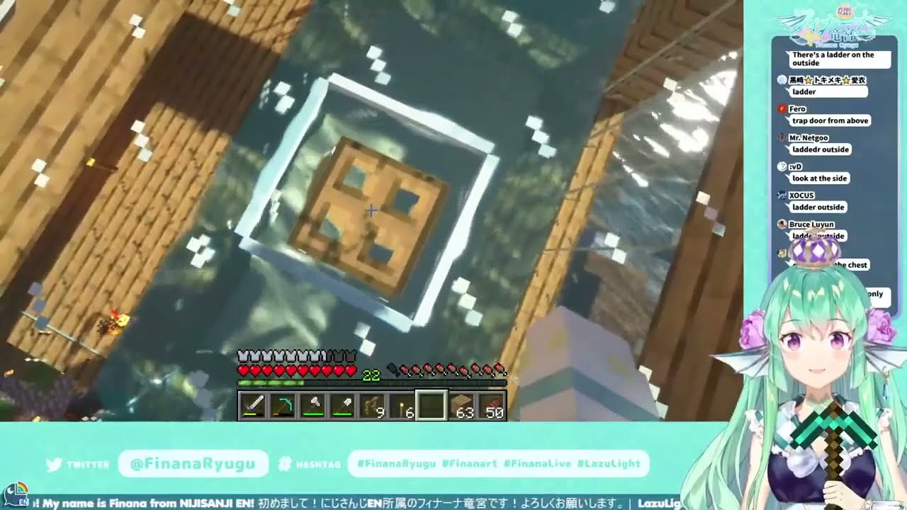 Finana gets trapped in Elira's aquarium | [Nijisanji EN]