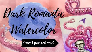 Dark Romantic Watercolor