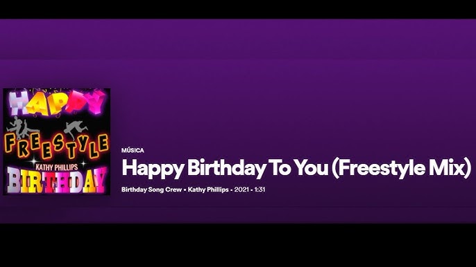 Happy Birthday To You Kathy Phillips Parabéns Pra Você, Happy Birthday To You (Freestyle Mix By Kathy Phillips) - Youtube Happy Birthday To You Kathy Phillips Parabéns Pra Você, Happy Birthday To You (Freestyle Mix By Kathy Phillips) - Youtube
