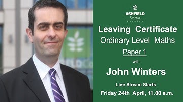 Leaving Certificate Maths (OL)  Mock Exam Paper 1 2020