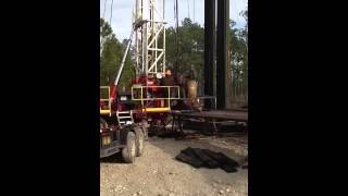 Pulling wet pipe