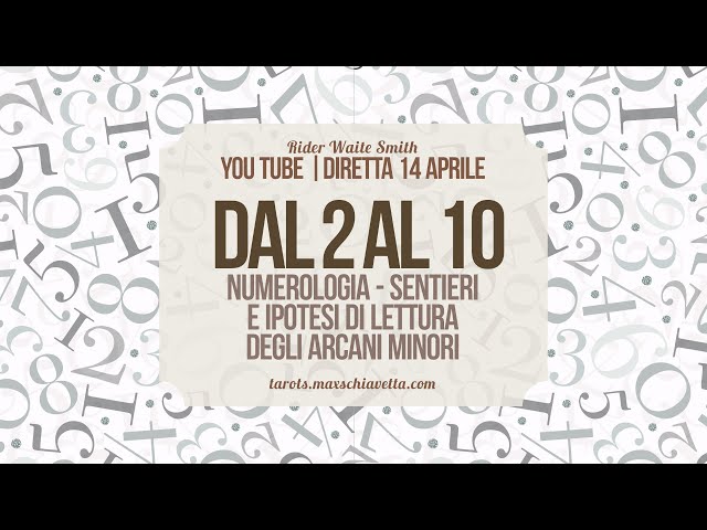 Dal 2 al 10: tutte le CARTE NUMERATE spiegate - diretta YouTube