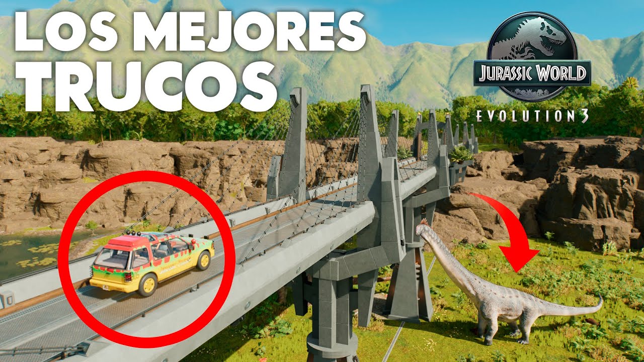 LOS MEJORES TRUCOS DE JURASSIC WORLD EVOLUTION 3