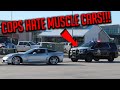 CORVETTE DOES DONUTS AND RUNS FROM COPS LEAVING DALLAS CARS AND CANTINA!!!