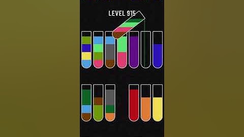 Water Sort Puzzle level 915