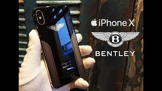 Luxury iPhone X Bentley Gold and Silver Edition