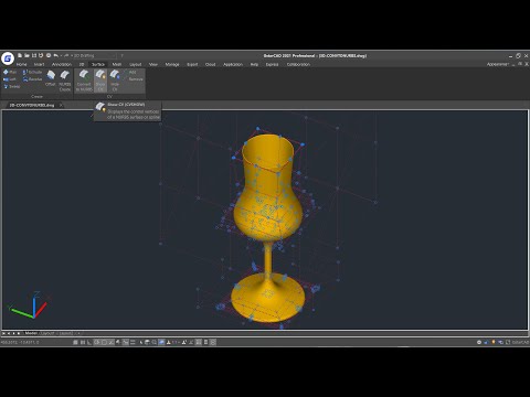 GstarCAD 2021 - 3D CONVTONURBS