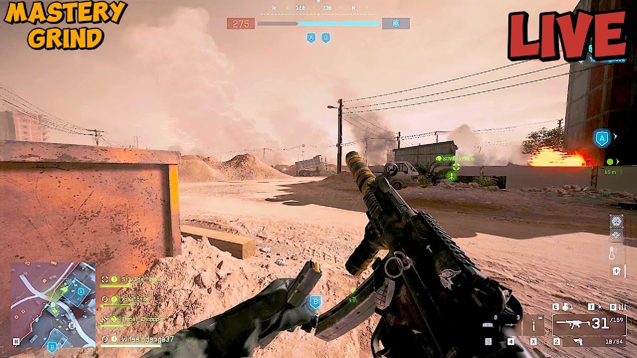 BATTLEFIELD 6 Multiplayer Livestream - PW7A2 Mastery 40 today