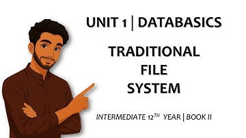 Computer Science Chapter 1: Databasics | Traditional File System | Field, Record, File Explained