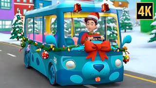 christmas wheels bus xmas songs fun ride kids