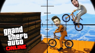 EFSANE BMX PARKURU VS SNİPER !  GTA 5 Online (FurkanYamanHD,Sesegel,Umidi)