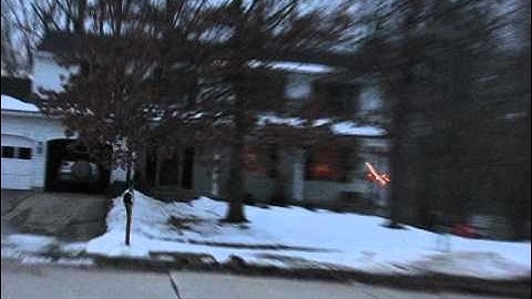 Hobbyzone Champ with Tiny Brite Lights in flight