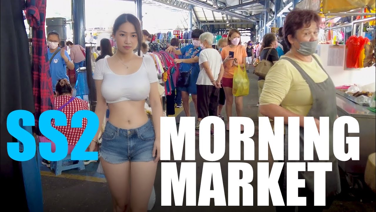 【4k 60fps】A Must-Visit Market in Malaysia, SS2 Morning Market, Petaling Jaya, Malaysia
