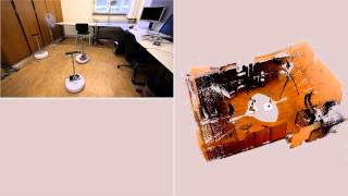 Cloud-based Collaborative 3D Mapping in Real-Time with Low-Cost Robots