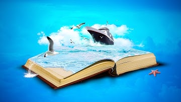 GIMP Sea Book Photo Manipulation [SpeedArt]