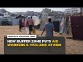 Israel’s ‘orange line’ in Gaza tightens movement and aid access