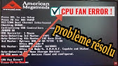 Encyclopedie Dragende cirkel Trouwens error cpu fan has failed pc will automatically power down in a few seconds  - YouTube