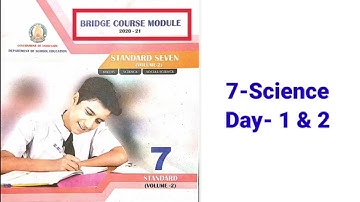 Bridge course module -7-Science-Day- 1&2..