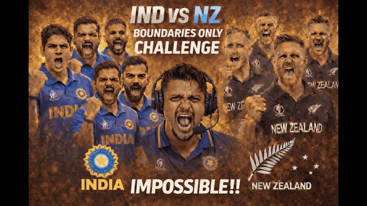 🔴THE IMPOSSIBLE CHALLENGE!🤯| IND vs NZ LIVE| CRICKET 26 GAMEPLAY: I Will ONLY Score by 4s & 6s! 🏏|