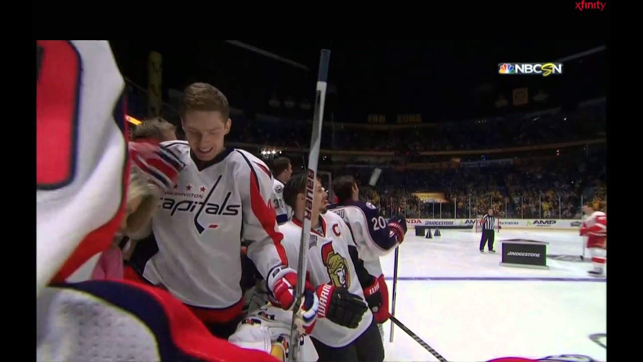 NHL all star game 2016 Larkin wins speed record YouTube