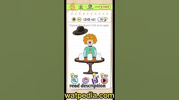 Brain Test Level 421  Expose the clown’s trick once again