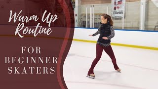 OnIce Figure Skating Warm Up  For Beginners!!