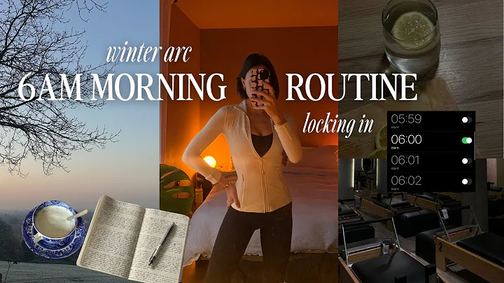 6AM winter arc morning routine | locking in before 2026, realistic tips to stay productive ❄️