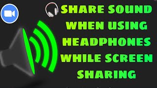 How to share sound of device when head phone are plugged in zoom| how to record zoom meeting. screenshot 4