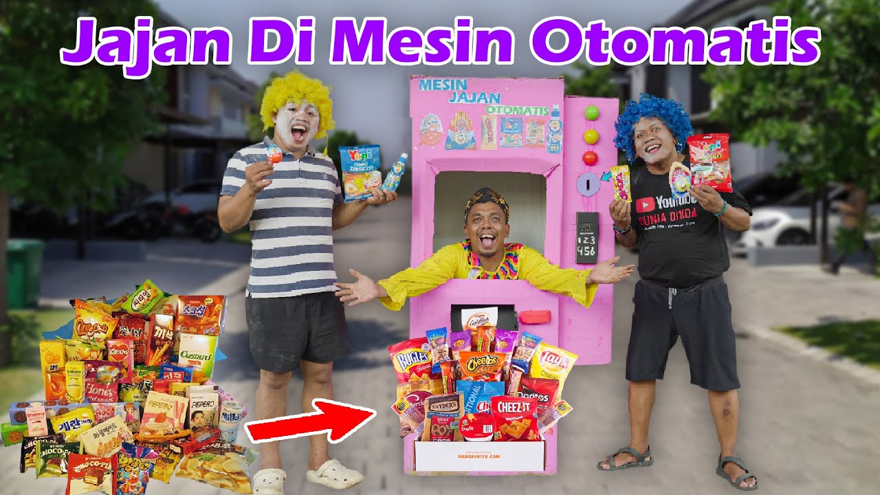 Borong Jajan Di Mesin Jajan Otomatis