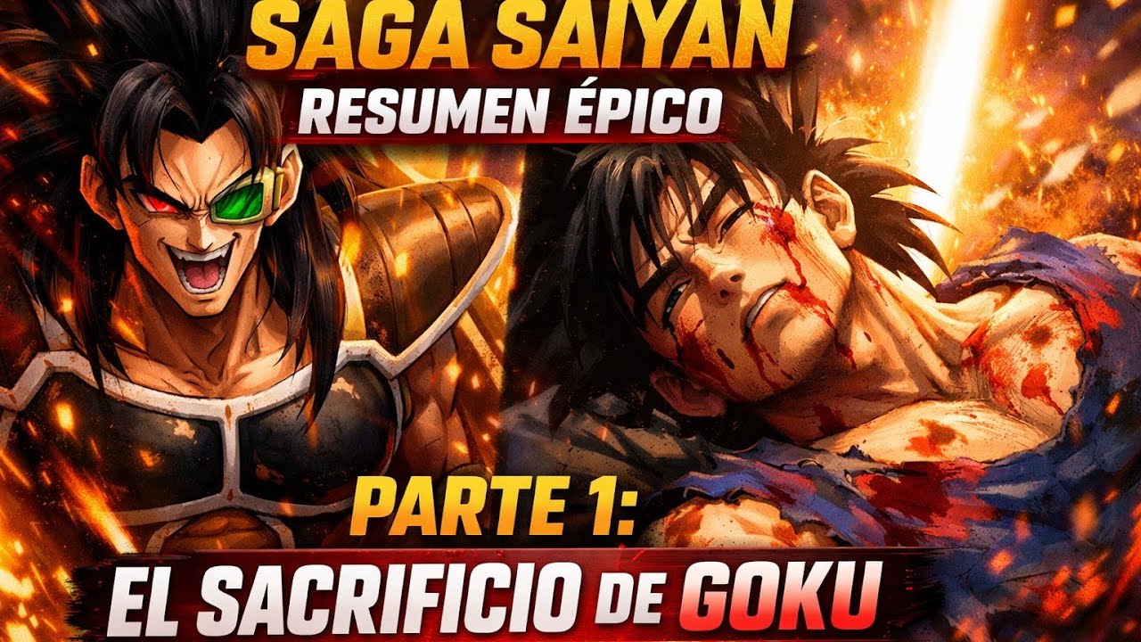 Dragon Ball Z | Saga Saiyan Resumen Épico en Rap 🎵 | Parte 1: Goku se Sacrifica