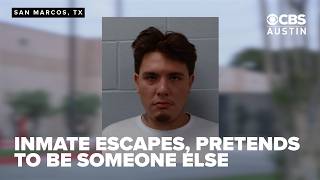 Escaped Hays County inmate caught after posing as another inmate set for release