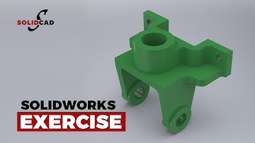 SolidWorks Exercise 17 | SolidWorks Tutorial | SolidCad