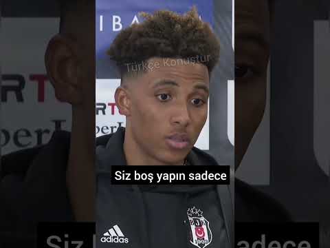 Gedson Fernandes Muslera'yı Soran Muhabire Ayar Veriyor, Gedson Fernandes Türkçe Konuşuyor