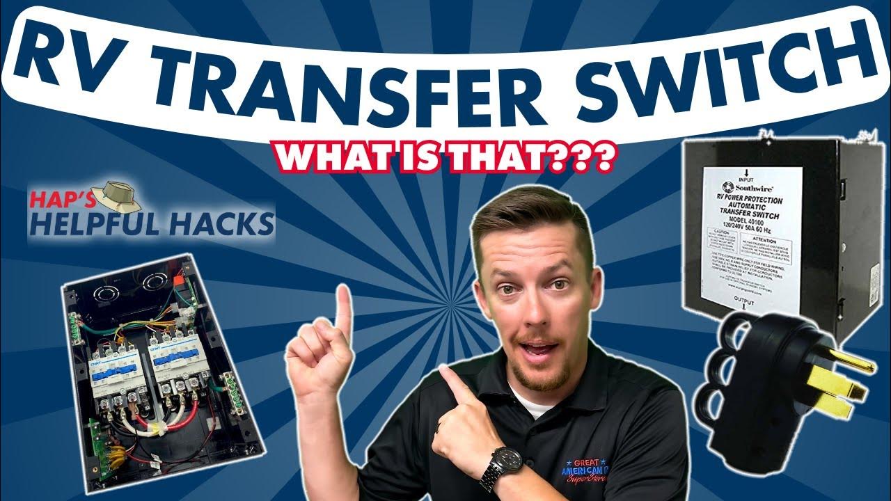 How does a RV transfer switch work? - YouTube