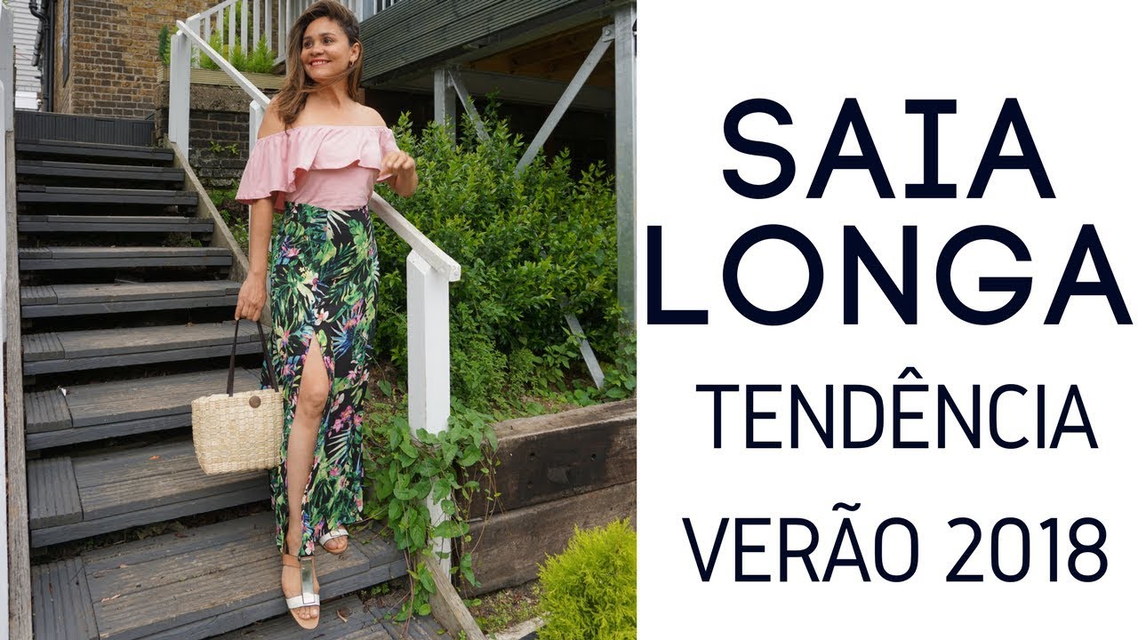 saias longas tendencia 2019