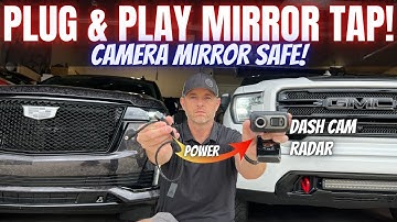 Hook Up Your Dash Cam or Radar Detector to Your Rearview Mirror – The EASY Way!