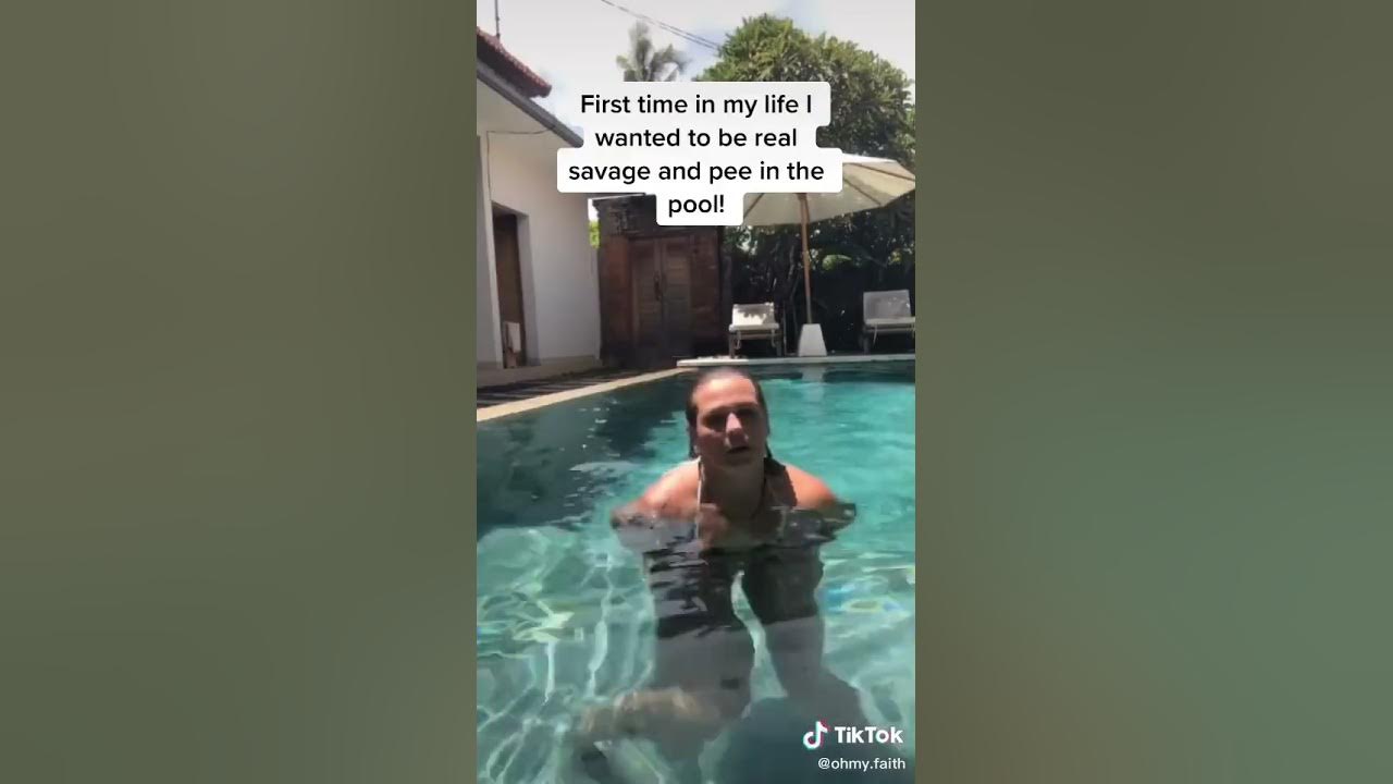 Pee in the pool