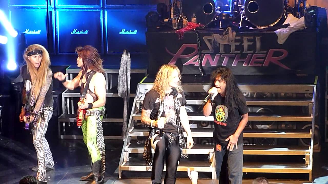 Steel Panther And Joey Belladonna (Anthrax) Don'T Stop Belivin' Newcastle O2 Academy November 7 2012