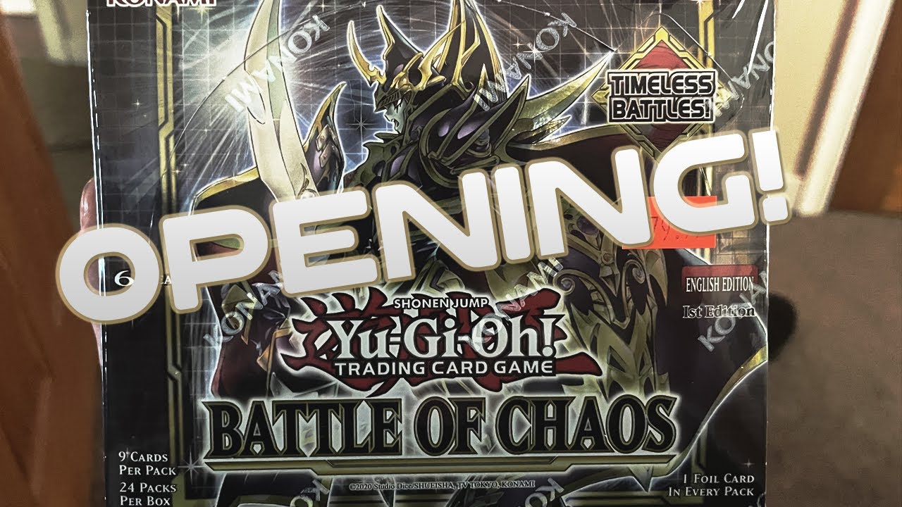 Yu-Gi-Oh! Battle of Chaos booster box opening! Epic Pulls!