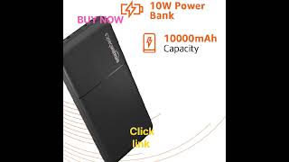 Amazon Basics 10000mAh 10W Power Bank with Cable