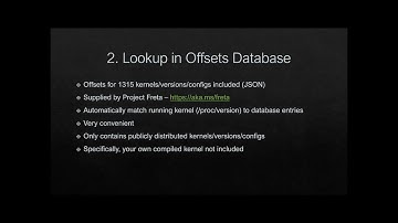 Auto-discovery of Kernel Struct Offsets without BTF – Kevin Sheldrake, Microsoft