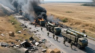 8 minuten geleden! Een konvooi met 5.000 Amerikaanse raketten op weg naar Oekraïne werd onderschept